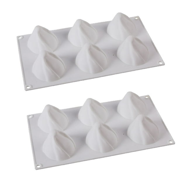 Inteprter Molde de sombrero de Navidad de 2 piezas, moldes de silicona para hornear de cocina profesional, accesorio para hornear, Herramientas y accesorios para hornear