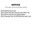 thumbnail image 2 of Kugel Front Rear Wheel Bearing and Hub Assembly Kit for Car Honda Civic Acura ILX - Left Right Side (Driver Passenger) K70-102011, 2 of 8