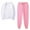 White Sweatshirt and Sweatpants #5, variant on CZHJS Back to School Clothes Under $10 2PCS Outfits Men's And Women's Sports Tracksuits Long Sleeve Crewneck Solid Color Pullover Hoodless Sweatshirt And Sweatpants Fall Winter Suit Gray S