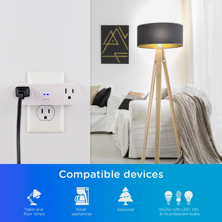 Enbrighten-Plug-in-2-Outlet-WiFi-Smart-Switch-White