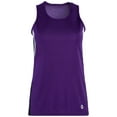 thumbnail image 2 of Holloway Sportswear 2XL Womens Vertical Singlet Purple/Black/White 221340, 2 of 4