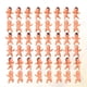 thumbnail image 4 of 100pcs Mini Plastic Babies Small Baby Dolls Funny Baby Toys Children Kids Gift Doll for Kids Girls (Random Type and Color), 4 of 4