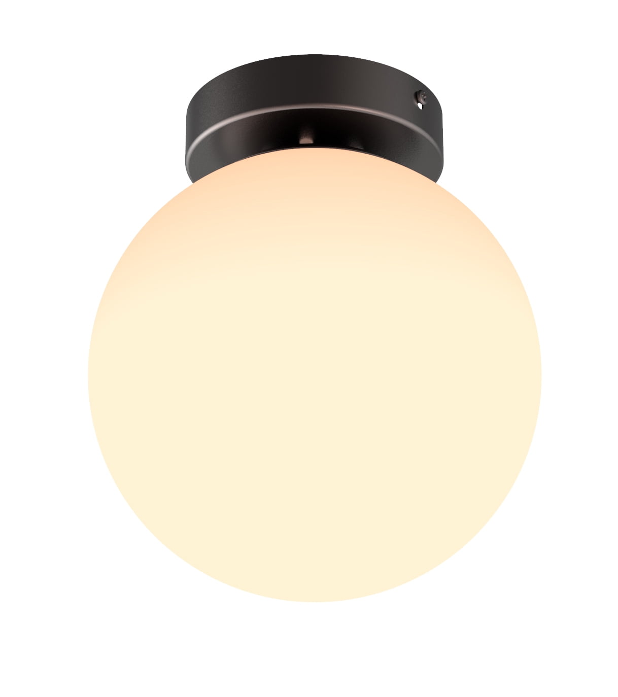 Better Homes & Gardens 8" Classic Black Ceiling Light, E26 Socketed Base, LED Light Bulb Included
