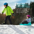 thumbnail image 6 of Gizmo Riders Baby Rider Titan Blue Pull Snow Sled for Toddlers, 55 lbs, Ages 6 Months+, 6 of 7