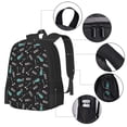 thumbnail image 2 of Fuzoiu Golf Bags And Balls Print Large Capacity Backpack,Travel Backpack,Laptop Bag,College School Rucksack Bag,for School, Travel & Outdoor Activities, 2 of 5