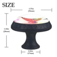 thumbnail image 4 of 4 Pcs Abstract Doodle Knobs for Kitchen Cabinet Cupboard Dresser Bookcase Drawer Pulls Handles Round Home Decor, 4 of 8