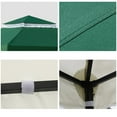 thumbnail image 3 of Double Tiered 300x300cm Gazebo Canopy with Air Vent Mesh for Outdoor BBQ Shelter, 3 of 9
