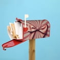 thumbnail image 4 of Lsque Retro Bow Mailbox Cover Standard Size ,Magnetic Mailbox Covers Post Wraps Letter Box Cover -25.5x21 in, 4 of 9