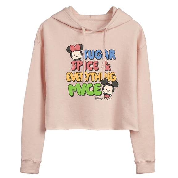 Disney - Everything Mice Cropped Graphic Hoodie