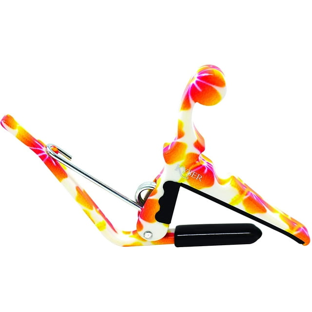 Kyser Quick-Change Ukulele Capo - Pastel Hibiscus