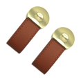 thumbnail image 3 of OUNONA 2Pcs Gate Handle Alloy Light Brown Exotic Style for Interior Designers, 3 of 7
