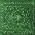 thumbnail image 1 of Ahgly Company Indoor Square Persian Emerald Green Traditional Area Rugs, 8' Square, 1 of 4