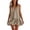 Beige, variant on TAGOLD Womens Sleeveless V-Neck Dress Solid Color Loose Casual Dress Summer Outdoor Wear