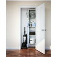 thumbnail image 7 of Easy Track Utility Closet Organizer Tower Weathered Grey, 7 of 7