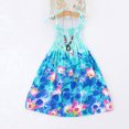thumbnail image 3 of Lovebay Child Kids Girls Strap Dress Floral Sundress with necklace 2-10Y, 3 of 5
