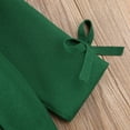 thumbnail image 5 of Little Girls Jacket, Solid Color Loose Bow Neck Side Pockets Outerwear, 5 of 5