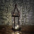 thumbnail image 1 of SZTXJ Small Moroccan lantern in black metal 27.2cm - Moroccan tealight for outdoor in the garden or indoor on the table - Lanterns for candle - orient, 1 of 5