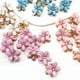 thumbnail image 4 of Mini lindas pinzas para el cabello en forma de flor para niñas, pasadores de pelo de cristal multicolor para peinados largos con trenzasMorado1pcs, 4 of 4