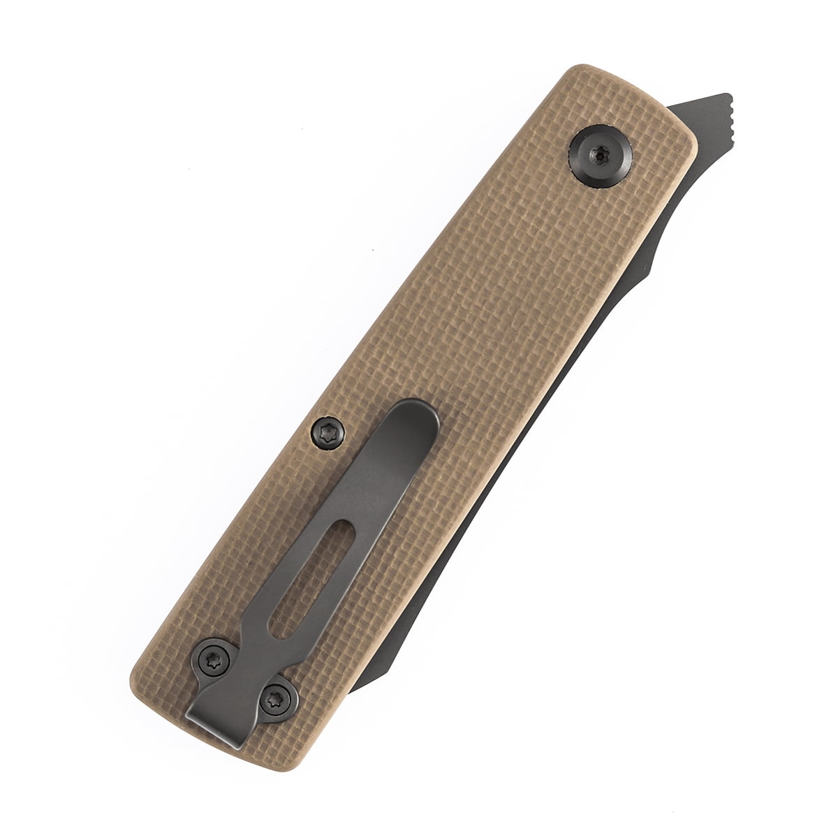 Tenable Higonokami Folding Pocket Knife,3.02'' Gray Coating D2 Blade,Light Sand G10 Handle,B2135A5