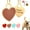 Brown, variant on Pet Artist Cute Heart Shape Pet ID Name Tag Personalized Dog Cat Puppy Tags Stainless Steel