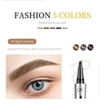 thumbnail image 2 of Fork Tip Liquid Eyebrow Pen, Light Brown, Waterproof Smudge Proof Long Lasting Brow Pen, Natural Hair Like Brows for Blonde & Light Dyed Hair, 2 of 4