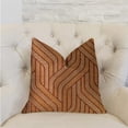 thumbnail image 2 of Plutus Twin Overpass Orange Luxury Throw Pillow 16"L x16"W, 2 of 3