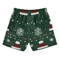 thumbnail image 7 of FORMRS Boys Swim Trunks Quick Dry Mesh Liner Boardshorts Sizes XS-XL, Christmas Santa Hats, 7 of 7