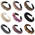 thumbnail image 2 of Gorgeous Baroque Sparkly Padded Rhinestone Headbands For Women & Girls. Full Crystal Headbands/Hair Accessories, 2 of 74
