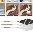 thumbnail image 6 of Ryvnso Abstract Wave Storage Bins Large Basket Foldable Cube Toys Organizer with Handles 1 PC, 6 of 8