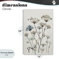 thumbnail image 4 of Stupell Industries Scandinavian Neutral Jardin Azul Canvas Art, 16 x 24, by Patricia Pinto, 4 of 8