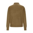 thumbnail image 6 of FRSASU Women's Sweaters Lightweight Fall Winter Casual Long Sleeve Crewneck Button up Coats Khaki, 6 of 8