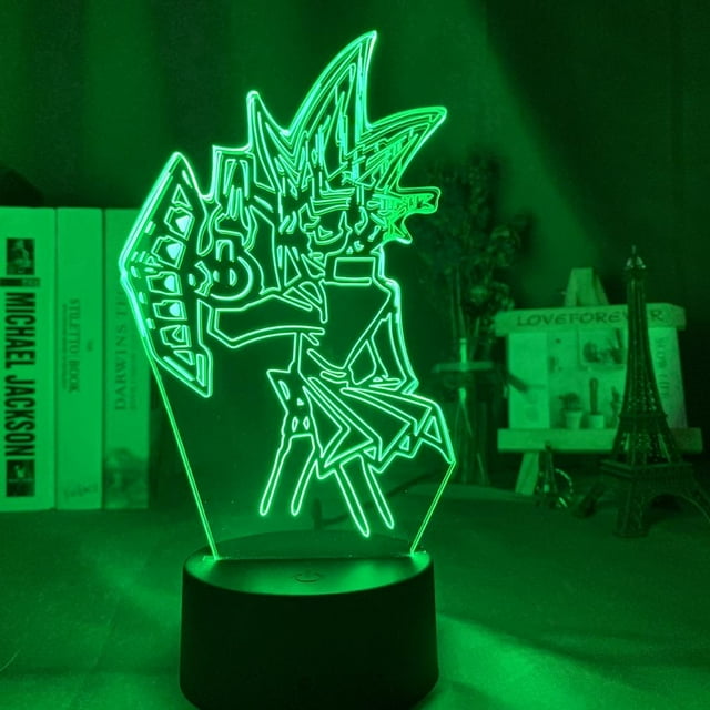 Luz nocturna 3D LED Kaitou Kiddo para dormitorio infantil
