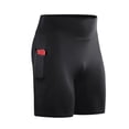 thumbnail image 4 of Breezora Men's Athletic Compression Shorts with Secure Pocket Moisture Wicking Performance Baselayer for Cycling Gym Training and Sports M Size Black, 4 of 9