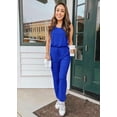 thumbnail image 3 of Conjunto Deportivo PRETTYGARDEN Mujer Sin Mangas Cuello Redondo Azul XL, 3 of 5
