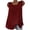 01-Wine, variant on Ruimatai Womens Tank Tops Crew Neck Ruched Sleeveless Blouses Loose Fit Casual Flowy Summer Solid Color Tops