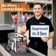 thumbnail image 6 of Clear Beach Tote Bag - Waterproof PVC Stadium Approved - Extra Large Transparent Bag for Pool, Concert, 6 of 9