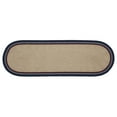 thumbnail image 3 of VHC Brands Braided Cotton Table Runner 12x36, Cotton Dining Room, Kitchen Table Runner, Jute Style, Farmhouse, Stenciled, My Country Collection, Rectangle 12x36, Stars, Navy, 3 of 3