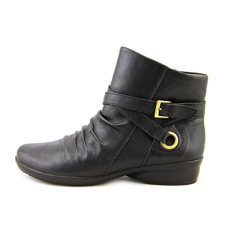 Naturalizer Womens Cycle Leather Closed Toe Ankle Fashion Boots