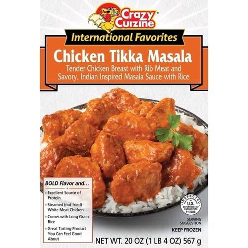 Day Lee Foods Crazy Cuizine Chicken Tikka Masala With Rice 20 Oz Walmart Com Walmart Com
