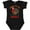 AB-Black, variant on Gobble Wobble Turkey Boys or Girls Baby Bodysuit