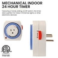 thumbnail image 4 of GoGreen Power GG-36011 Mechanical Indoor 24 Hour Timer, 4 of 8
