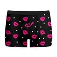 thumbnail image 3 of Gunia Mens Valentine's Day Underwear Boxer Briefs Love Heart Print Funny Novelty Cool Breathable Shorts Comfortable Breathable for Anniversary Valentines S-Xxxxxl Men's Underpants, 3 of 5
