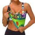 thumbnail image 4 of Lsque Scooby-Doo Printed Women'S Sports Bra, Compression, Moisture Wicking, High-Impact Sports Bra For Women,Supportive sports bra-Large, 4 of 9