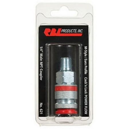 

RBL Products 621 0.25 in. Coupler- Male NPT