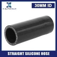 thumbnail image 2 of Silicone Hose Coupler Intercooler Tube 30mm ID Car Universal Black High Performance Straight, 2 of 6