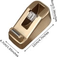 thumbnail image 2 of LEEYNEER1Pcs Small Desk Tape Dispenser with Weighted Non-Skid Base Suitable for 1 Inch Core Tape (Silver), 2 of 5