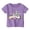 Purple, variant on PMVFHDE Easter Design Kids Tee Funny Holiday Graphic Summer Short Sleeve Crewneck Shirt For Girls Orange,4-5 Years