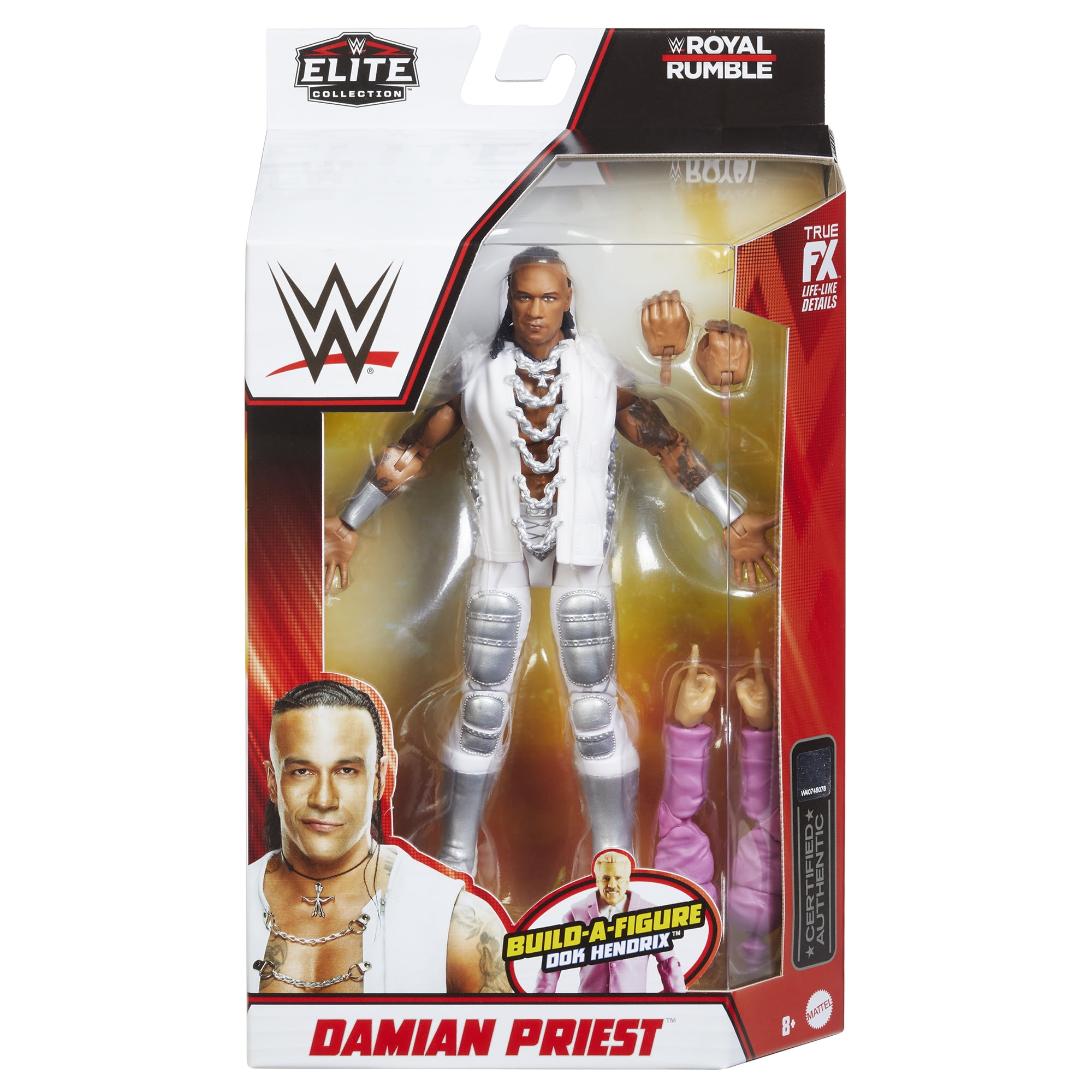 Damian Priest WWE Elite Royal Rumble 2023 Mattel WWE Toy Wrestling