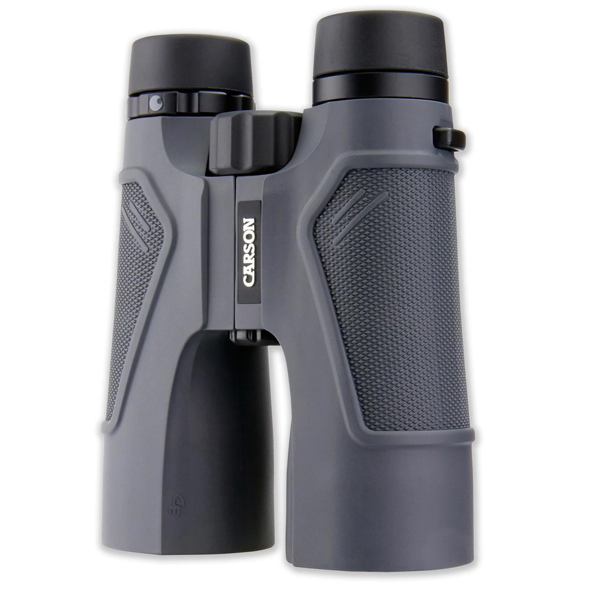 Carson 10x50mm 3D Series Water Proof Roof Prism Binocular with 5.0 Degree Angle of View, Gray, USA