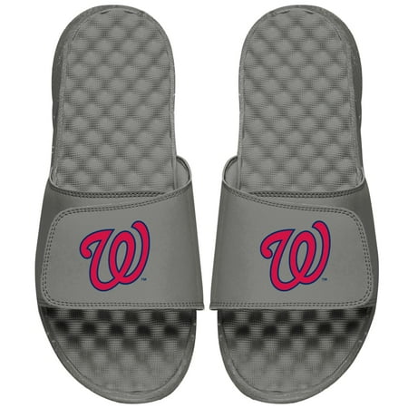 

Youth ISlide Gray Washington Nationals Alternate Logo Slide Sandals